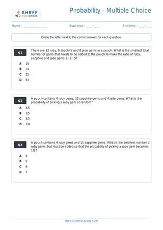 Maths Probability Mcq Set10