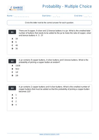 Maths Probability Mcq Set11