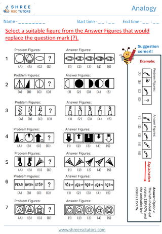 Analogy (Level 2)  11+ Non Verbal8