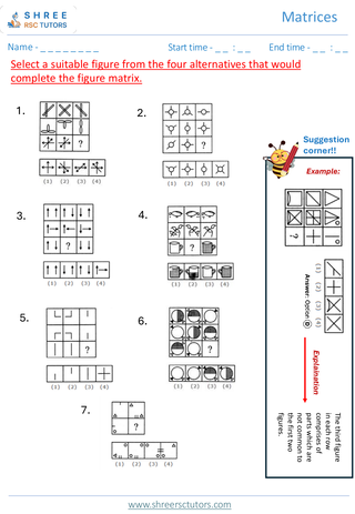Matrices (Level 2)  11+ Non Verbal2