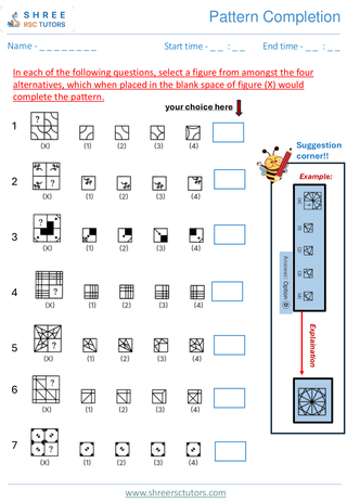Pattern Completion  11+ Non Verbal2
