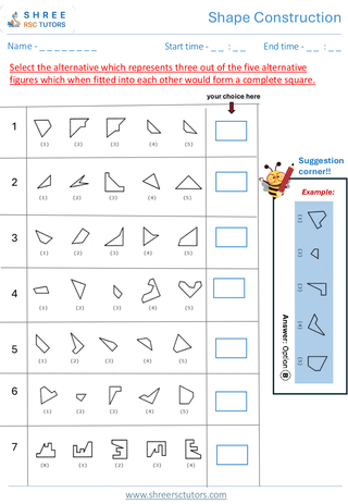 Shape Construction (Level 1)  11+ Non Verbal4