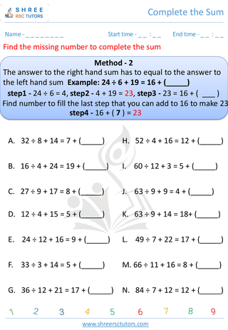 Worksheet   8