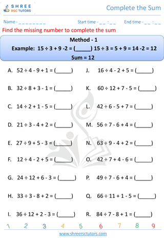 Worksheet   2