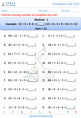 Worksheet   6