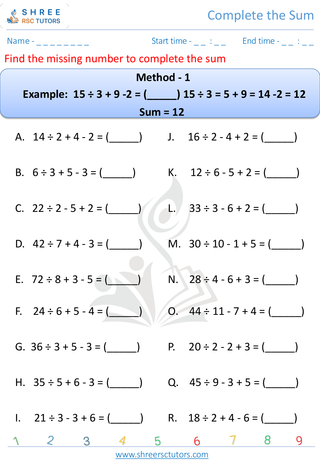 Worksheet   5