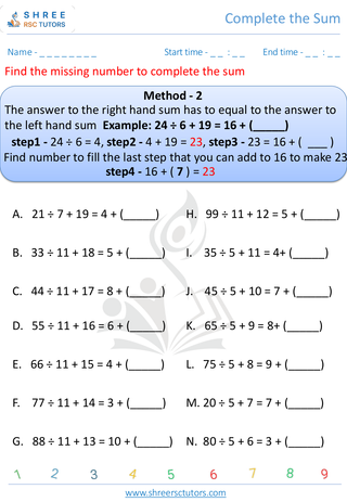 Worksheet   12
