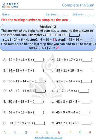 Worksheet   9
