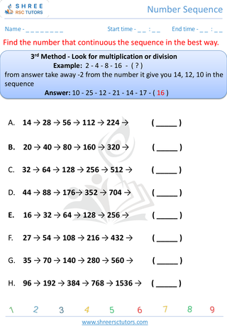 Worksheet 12