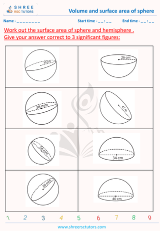 Volume And Surface Area Of Sphere  (1)
