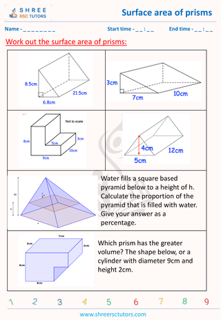 Surface Area Of Prism (2)