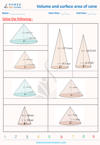 Volume And Surface Area Of Cone (2)