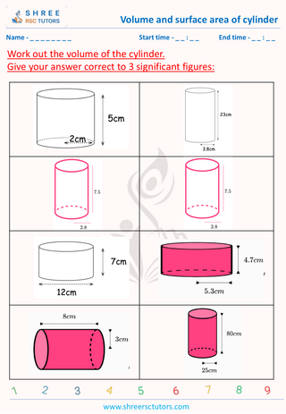 Volume And Surface Area Of Cylinder  (1)