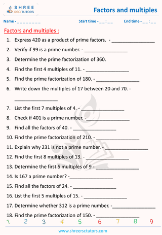 Factors And Multiples (2)