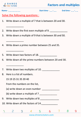 Factors And Multiples (3)