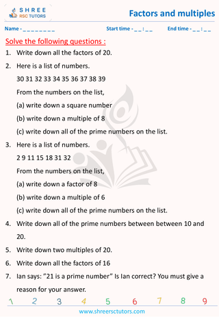 Factors And Multiples (4)