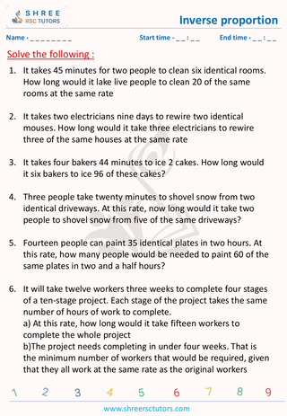 Indirect Proportion (3)