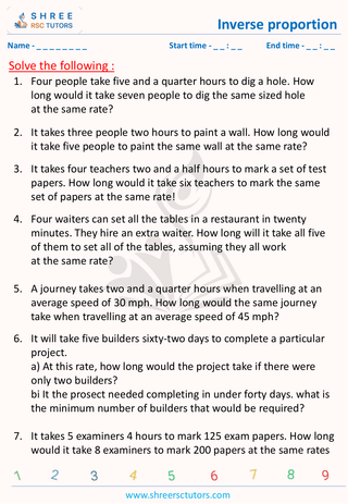 Indirect Proportion (2)