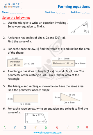 Forming Equations (2)