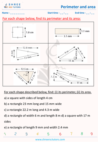 Perimeter And Area (1)