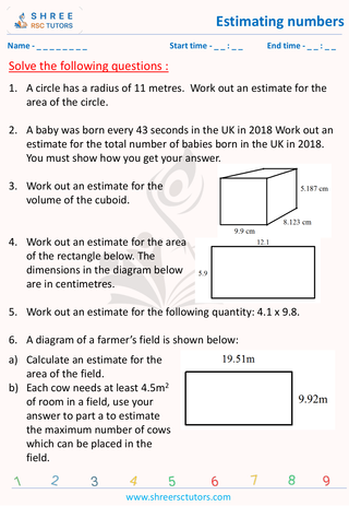 Estimating Numbers (4)