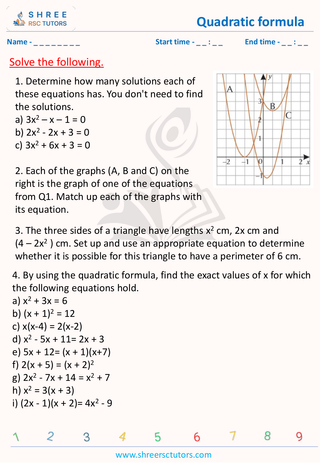 Quadratic Formula (2)