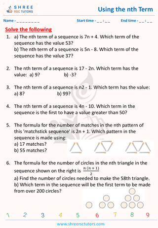Using The Nth Term  (4)