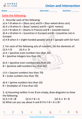Union And Intersection (2)