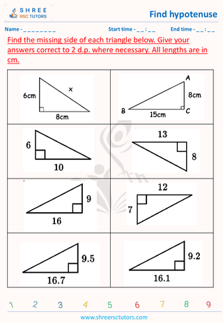 Find Hypotenuse (1)