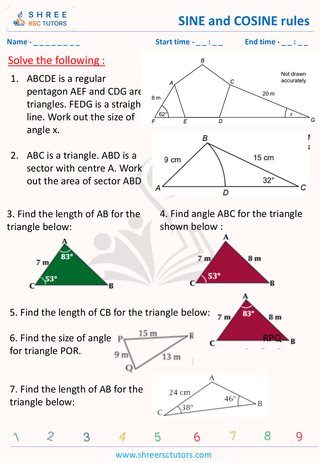 SINE And COSINE Rules  (1)