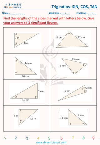 Trig Ratios  SIN, COS, TAN (2)