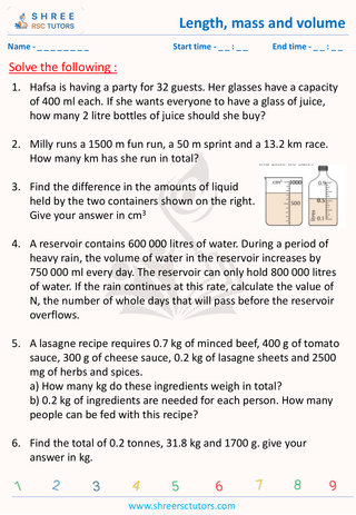 Length, Mass And Volume (2)