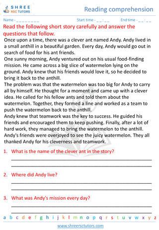 Reading Comprehension 2