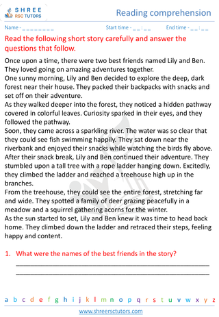 Reading Comprehension 6