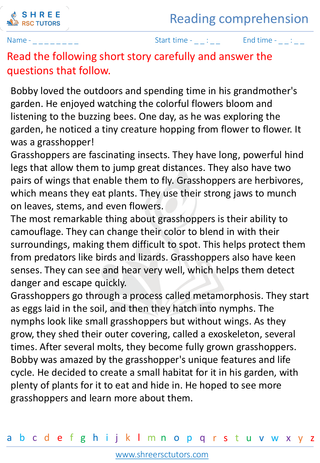 Reading Comprehension 10