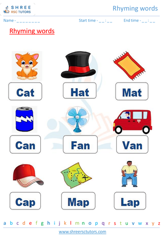 Rhyming Words 1