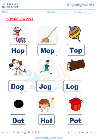 Rhyming Words 4