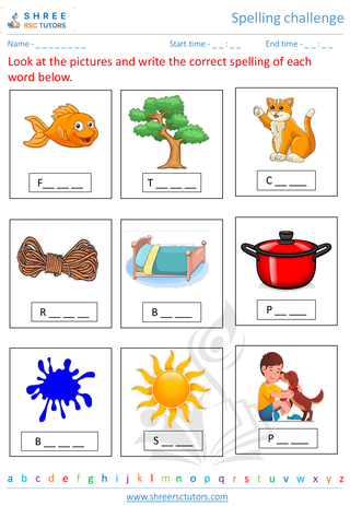 Spelling Challenge 3