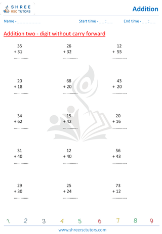 Addition Without Carry Forward 5