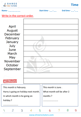 Months In A Year (1)