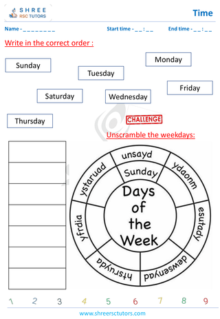 Learn All Week Days (2)