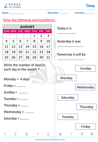 Learn All Week Days (6)