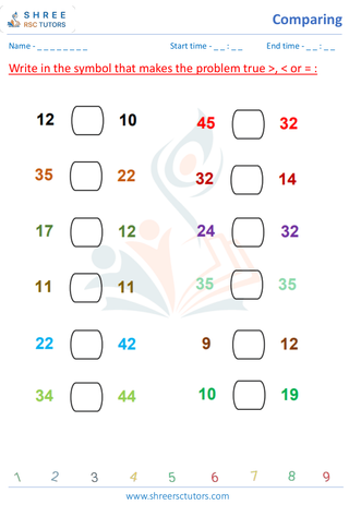 Comparing Numbers (9)