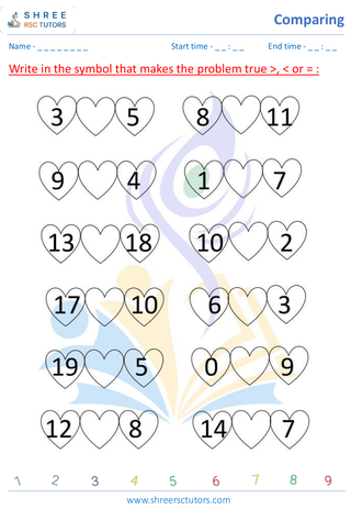 Comparing Numbers (10)