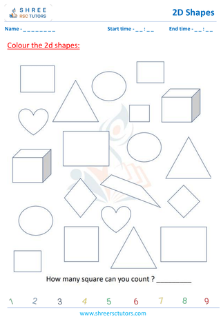 Colour 2D Shapes Grade 1 1