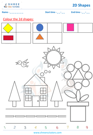 Colour 2D Shapes Grade 1 3