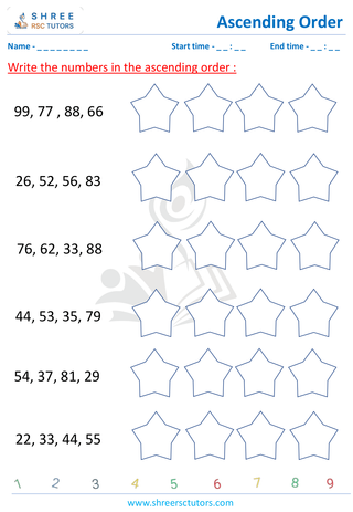 Arrange 4 Numbers In Ascending Order (5)