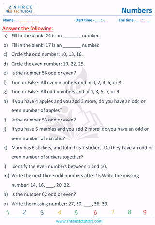 Odd And Even Numbers (4)