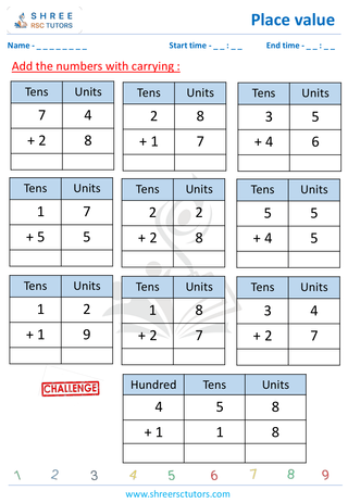 Addition Place Value  (5)