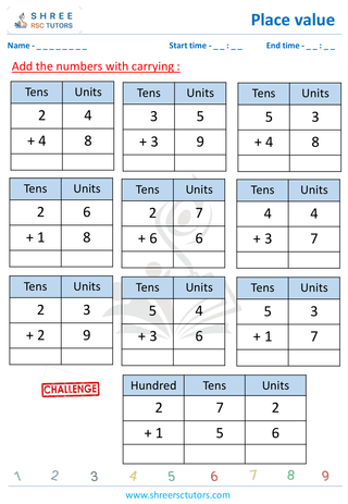 Addition Place Value  (4)
